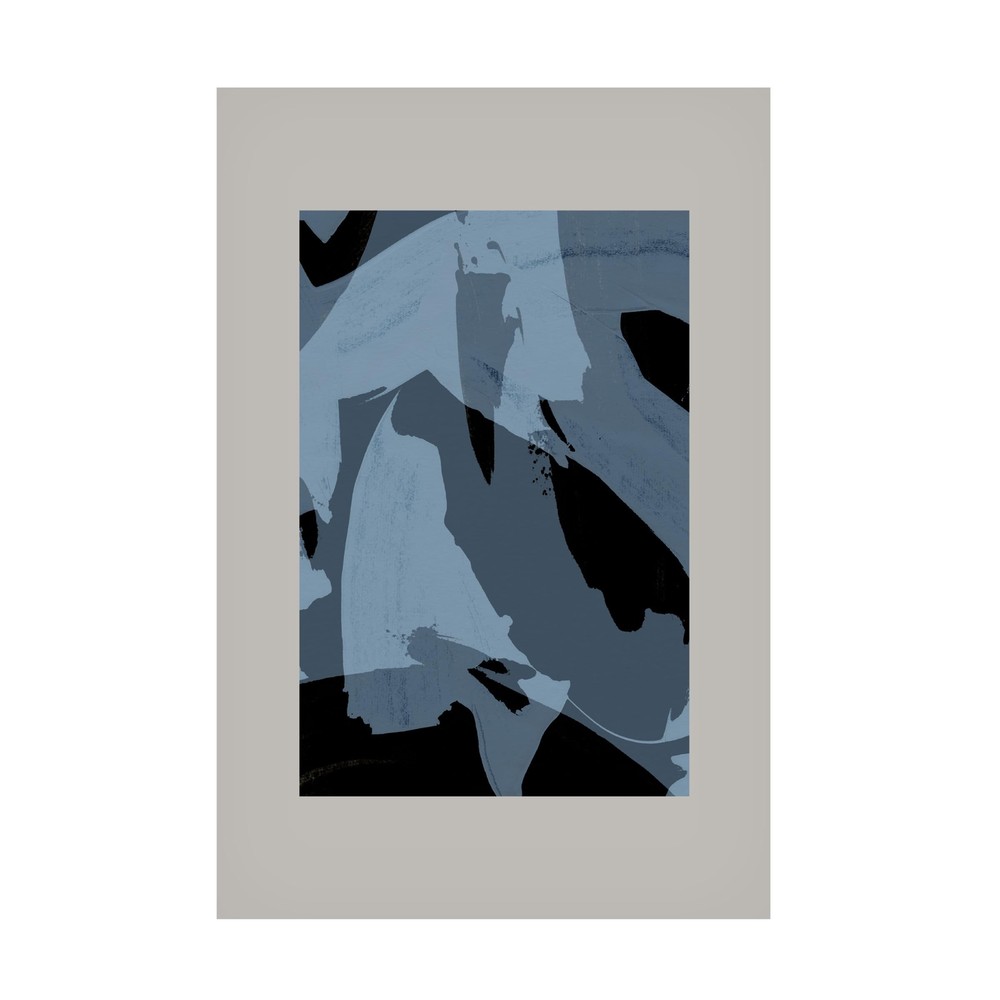 Canvas Wall Art - Mareike Bohmer 'Abstract Brush Strokes 60Y' Wall Art for Li...