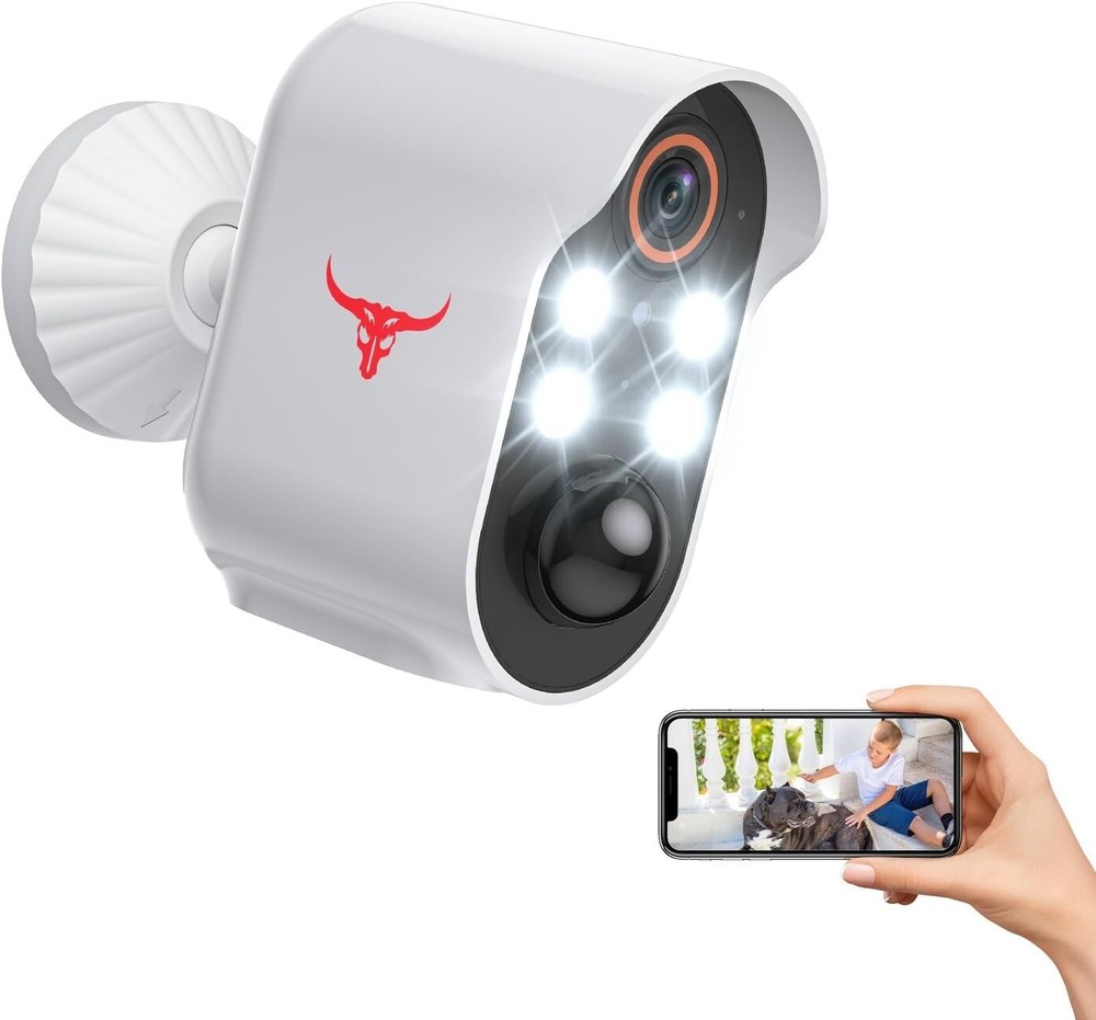 Wireless Security Camera For Home Outdoor Security, Battery Powered 1080P HD