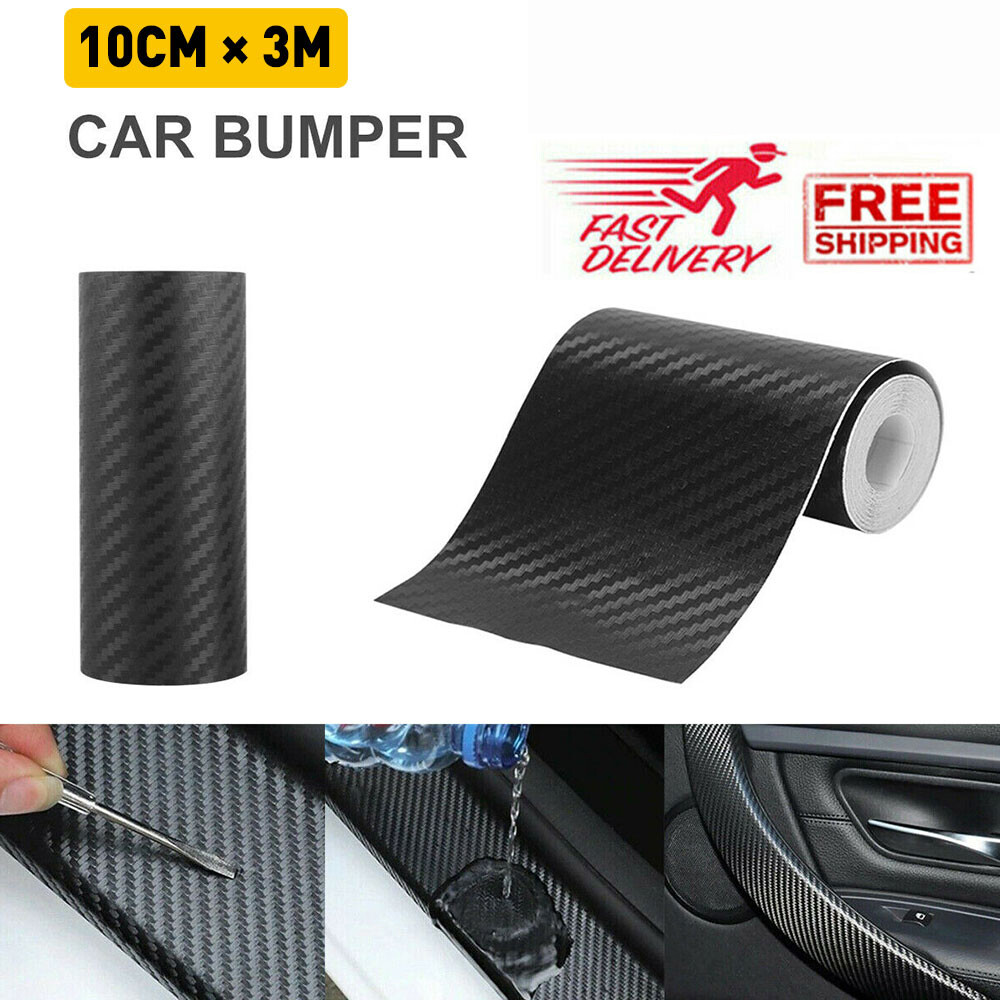 3m Car Sill Protector Door Scuff Cover Bumper Sticker Anti-Scratch Body Strip US