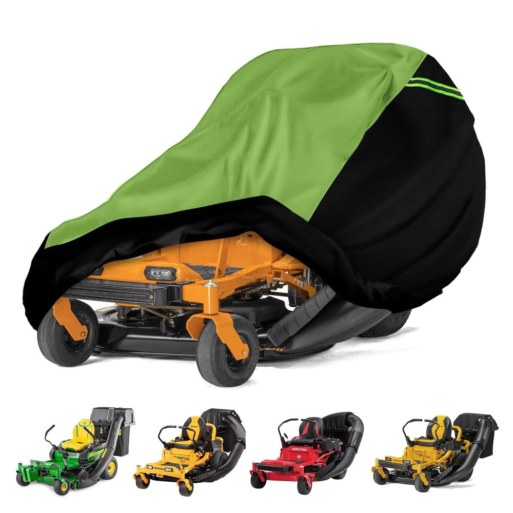 Universal Fit Zero Turn Mower Cover with Bagger for Decks up to 60 Inches