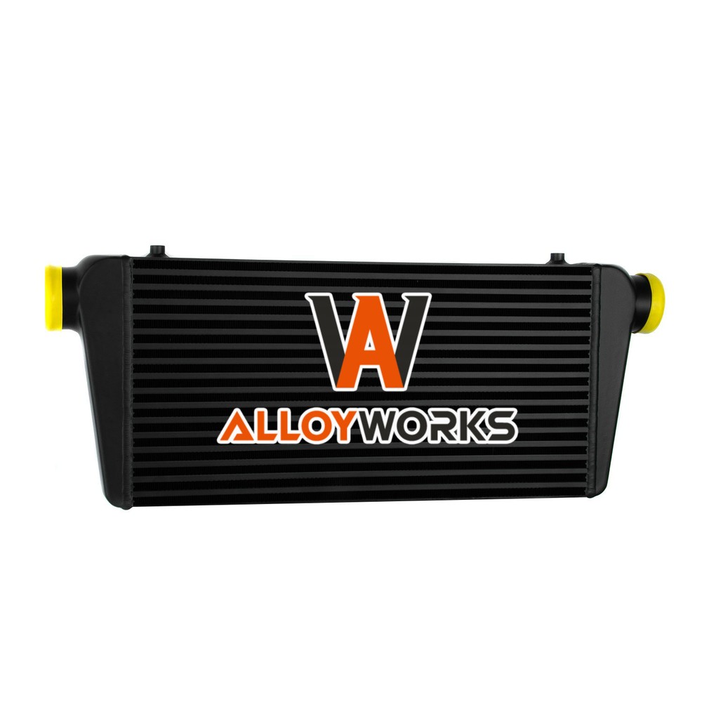 600x300x100mm Black Aluminum Turbo Intercooler 3