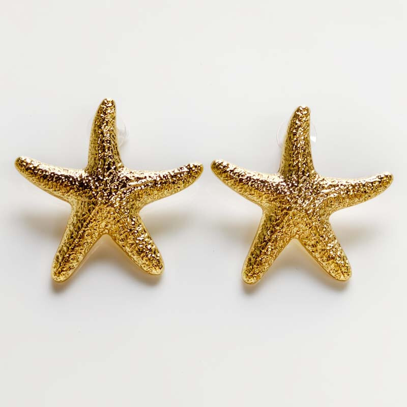 Zara Starfish Stud Earrings for Women – Chic Party & Vacation Jewelry Gift