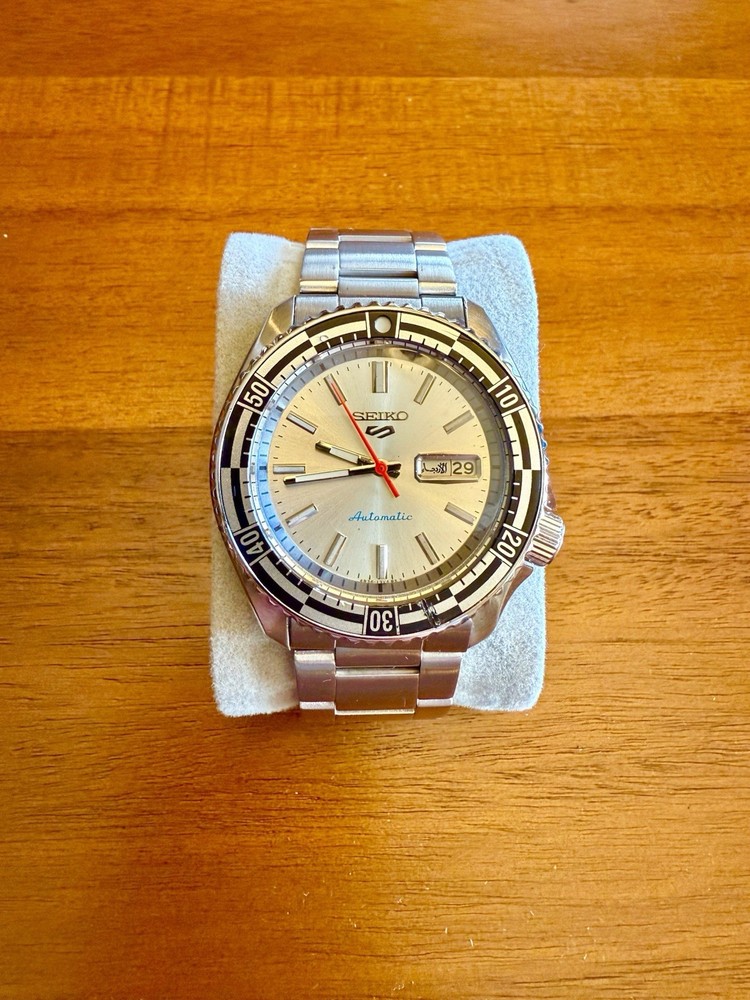 SEIKO 5 Sports 55th Anniversary Special Edition Automatic Men's Watch (Silver)