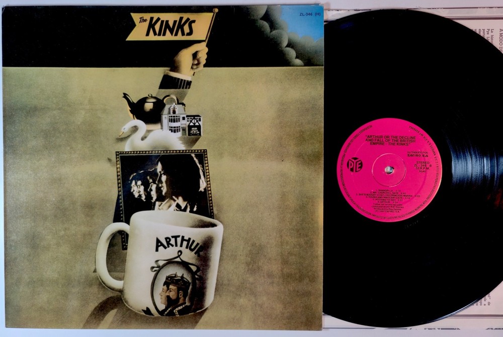 Kinks, the Arthur LP Spain Pye Reissue Laminated cover p