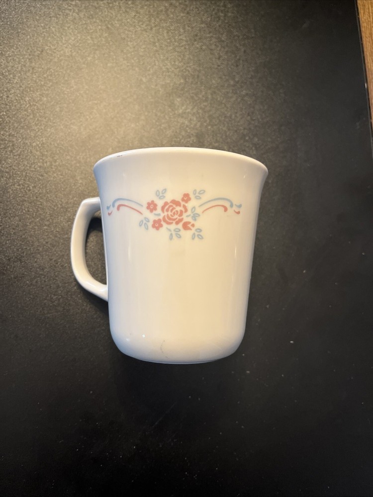 Set of 12 Corning Ware Corelle English Breakfast Coffee Mugs Cups Microwave Safe