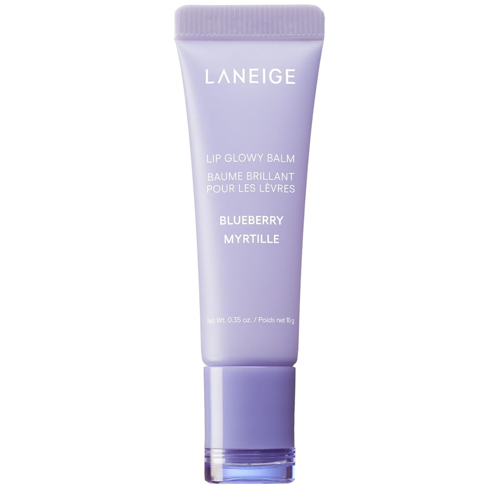LANEIGE Lip Glowy Balm in Blueberry 0.5 oz Hydrating Glossy Lightweight Tinted Lip Care