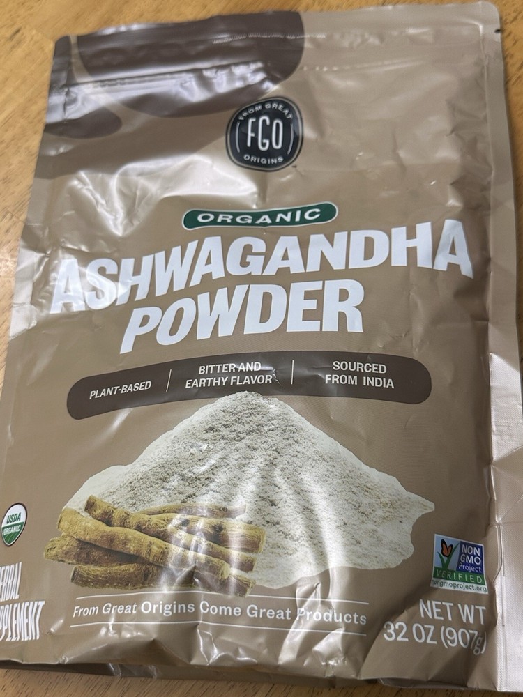 FGO Organic32oz  Organic Ashwagandha Root Powder