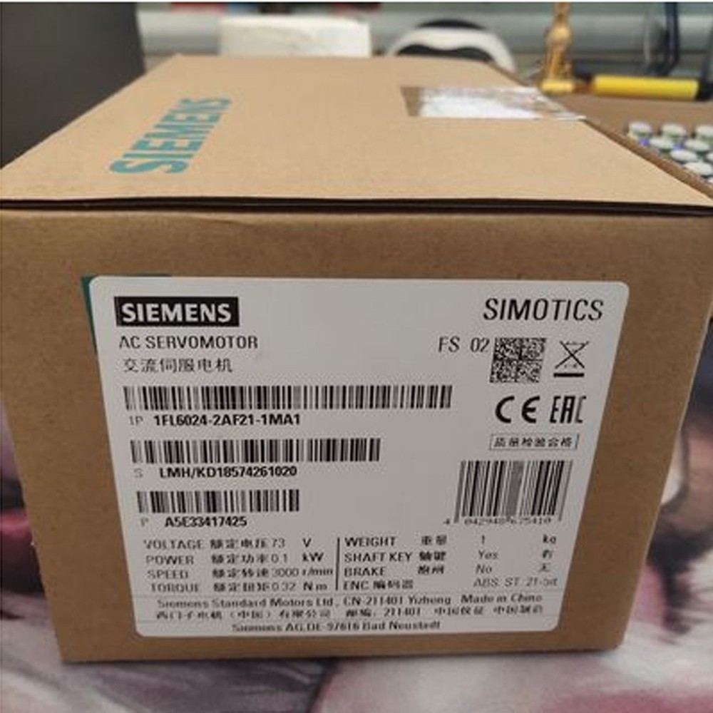 SIEMENS New Servo Motor 1FL6024-2AF21-1MA1 Fast Ship