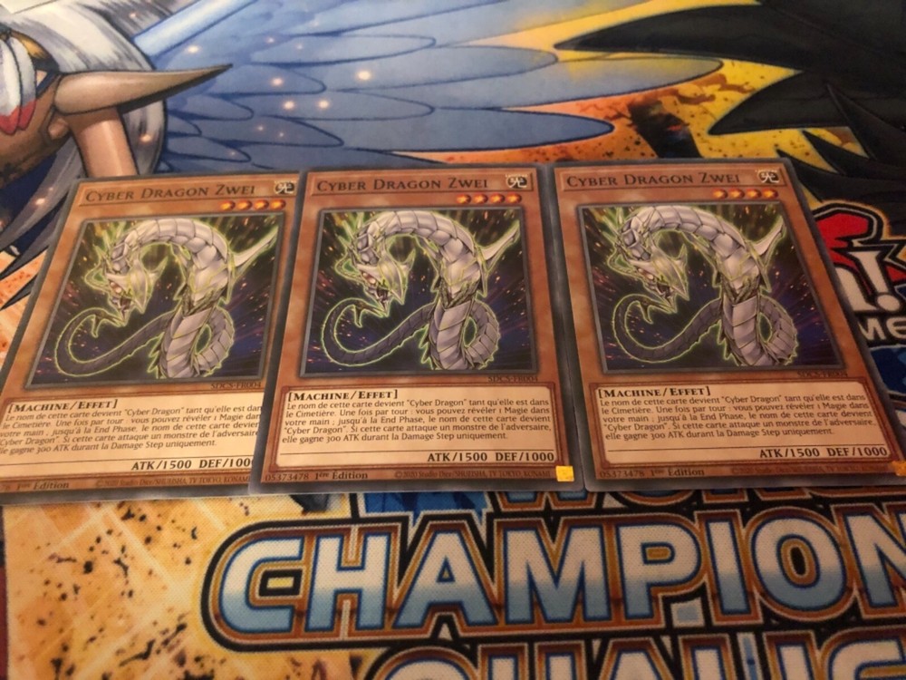 Cyber Dragon Deux SDCS-FR004 Yugioh X3 French 1st Edition New-image