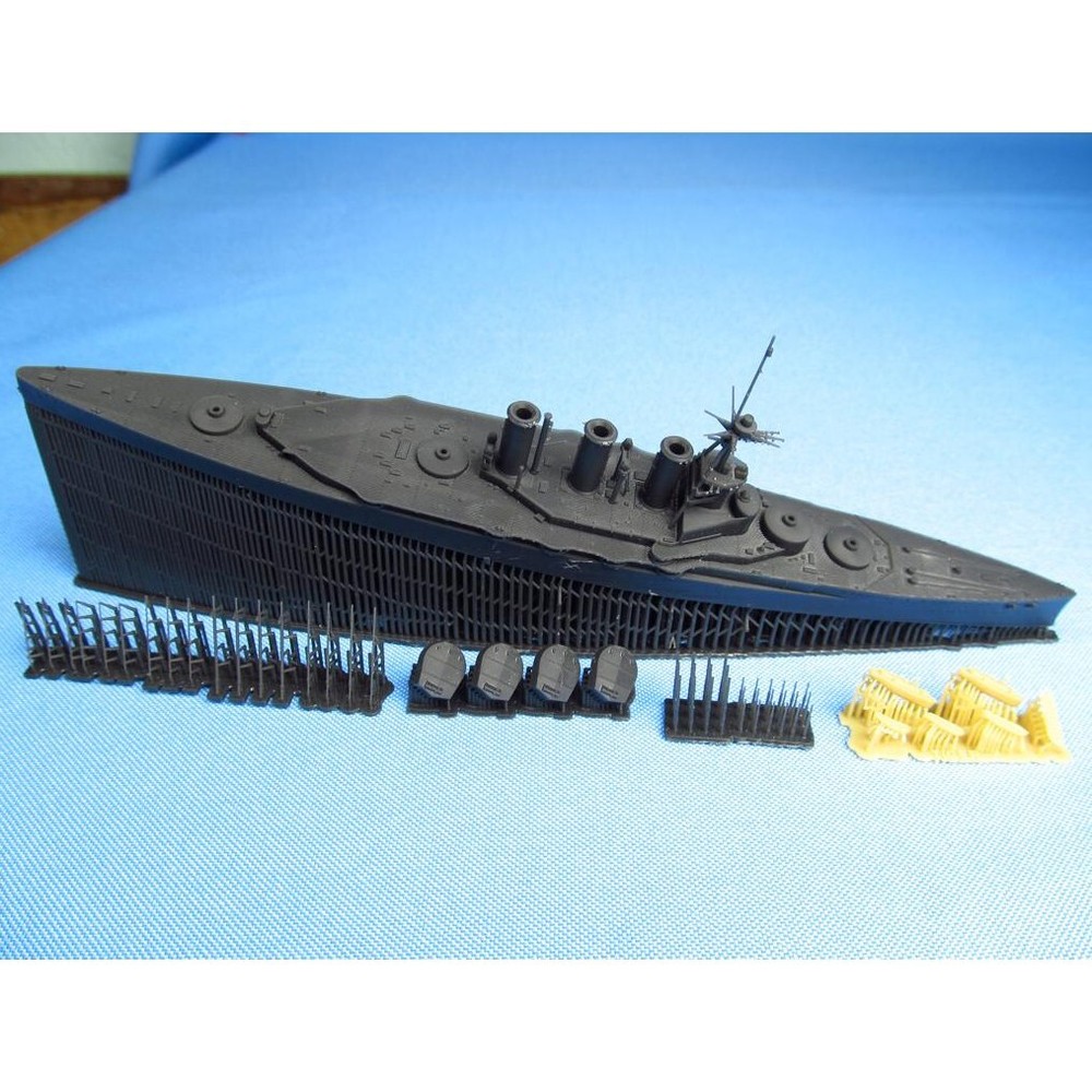 Metallic Details MDR1200-02 Scale 1:1200 3D parts for Detailing Ship HMS Tiger