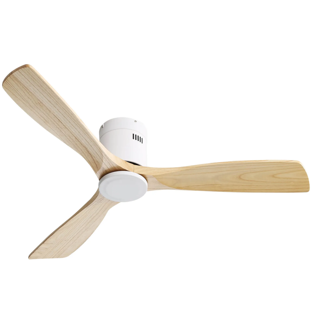 Solid Wood Blade Ceiling Fan 52