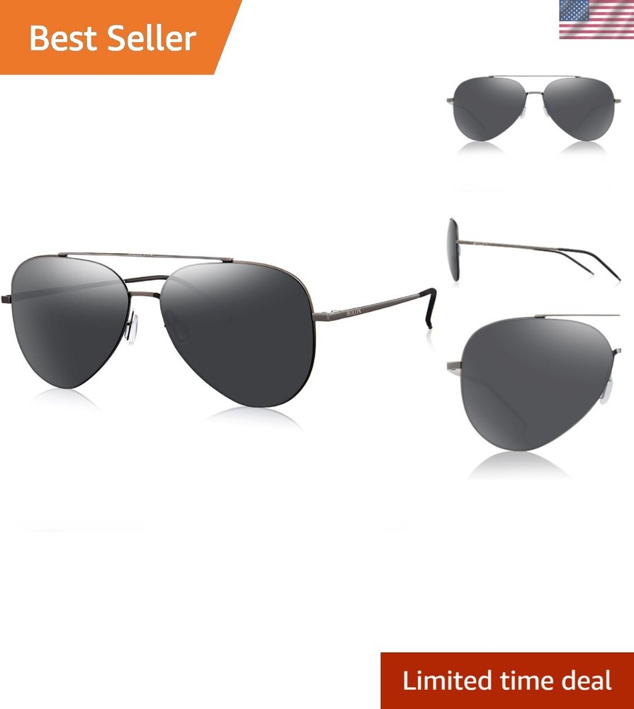 Classic Aviator Polarized UV400 Sunglasses for Men and Women
