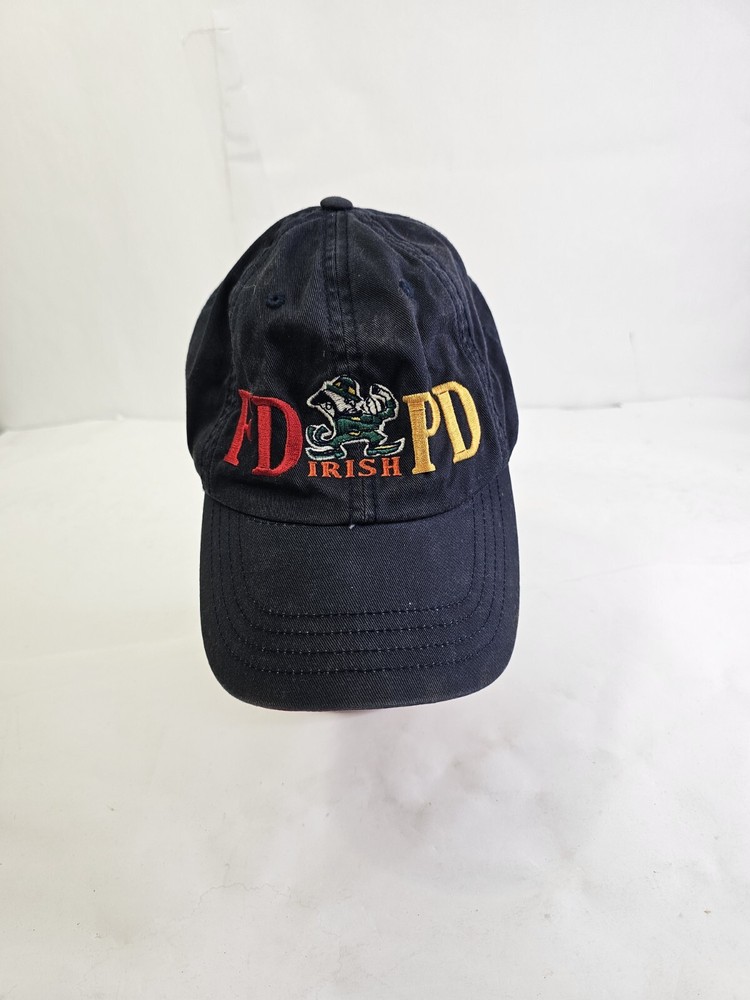 Notre Dame Fighting Irish PD FD Strapback College Football Dad Hat Cap
