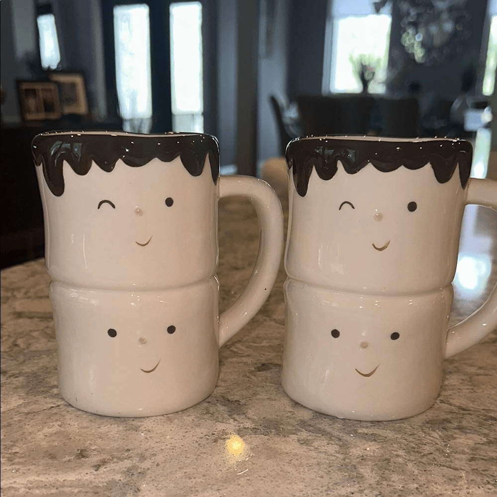Charming 16oz White Hot Cocoa Mug Set for Cozy Moments