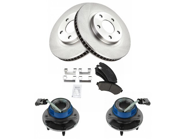 フロントブレーキパッドとローター&ホイールハブキット Bonneville 2000-2003 36FQWV適合
