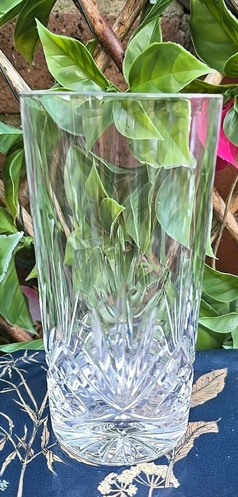 Vintage Edinburgh Crystal Clyde 350ml Hi Ball Tumbler Glass H5¾xW 3
