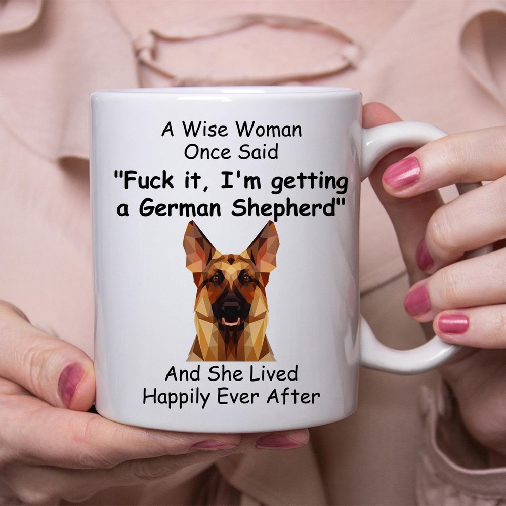Funny German Shepherdgift For Women White Coffee Mug Coffee Cup