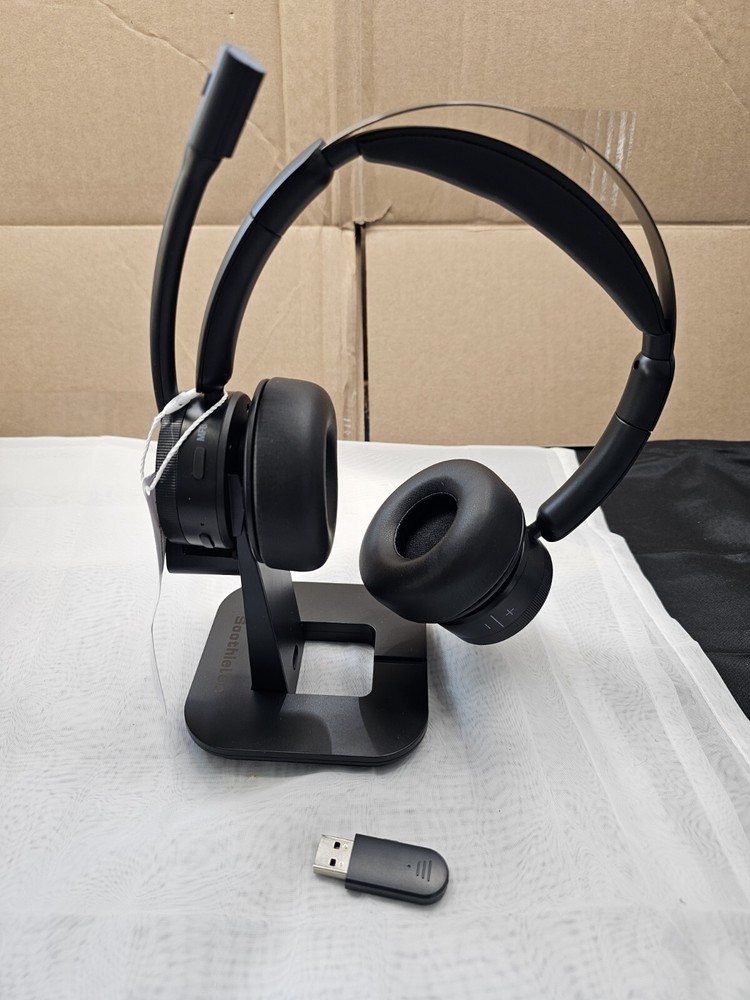 Wireless Bluetooth 5.2 Headset with Noise Cancelling Microphone