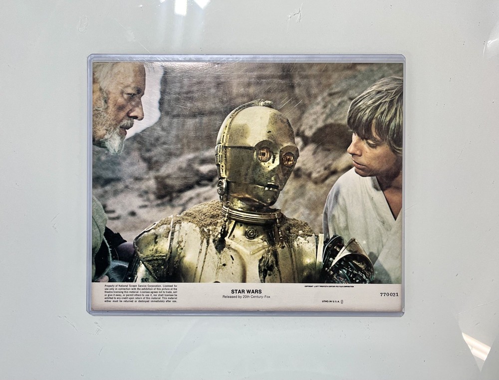 STAR WARS original 1977 Color publicity photo MARK HAMILL - Rare Studio release
