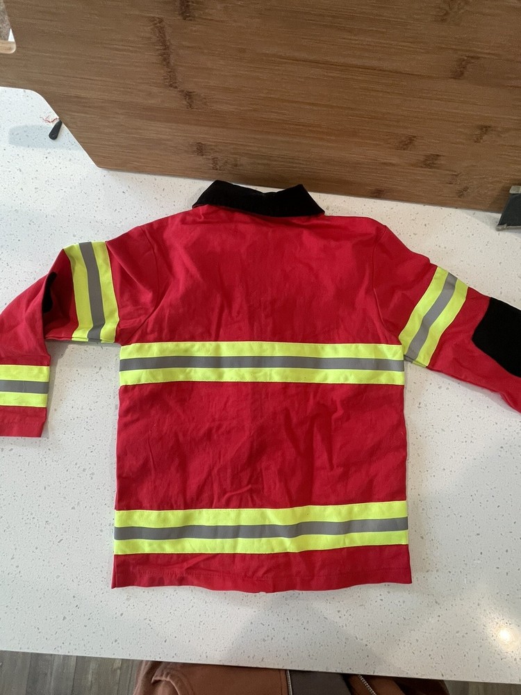 Fire Fighter Costume Jacket Only Size 7/8