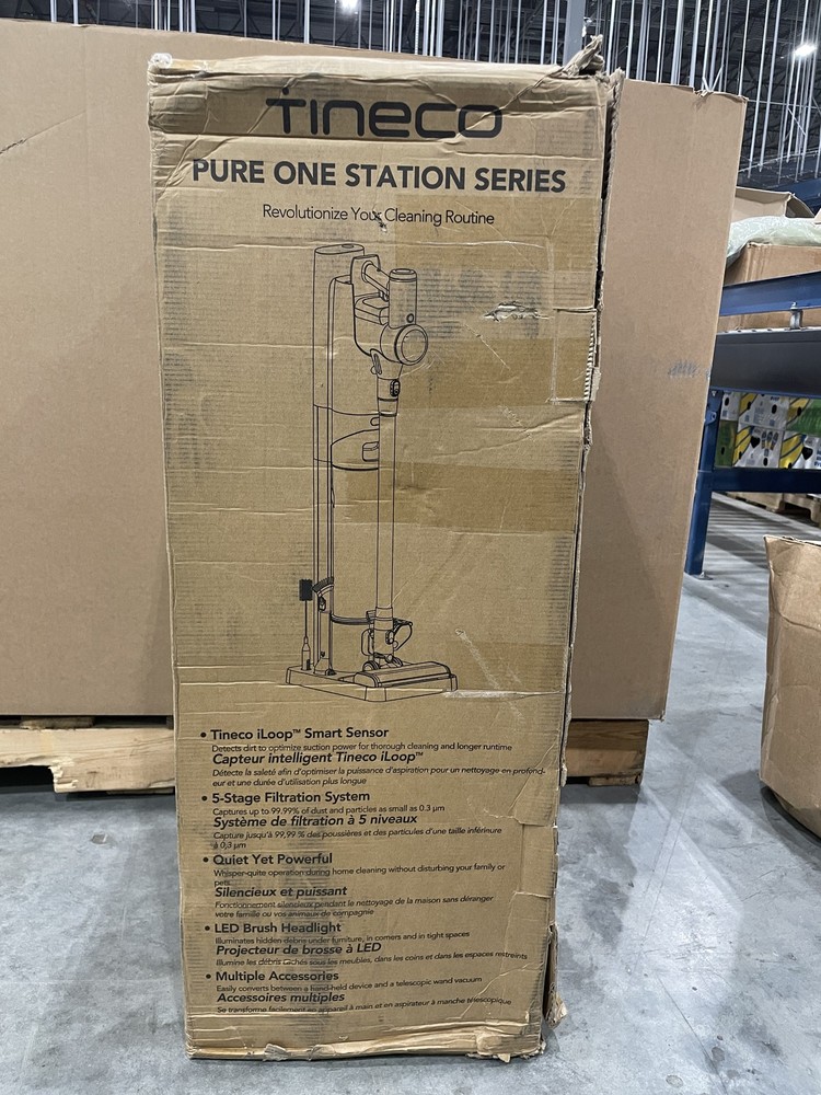 Tineco Pure One Station Series Smart  Silver/White Cordless Stick Vacuum Cleaner