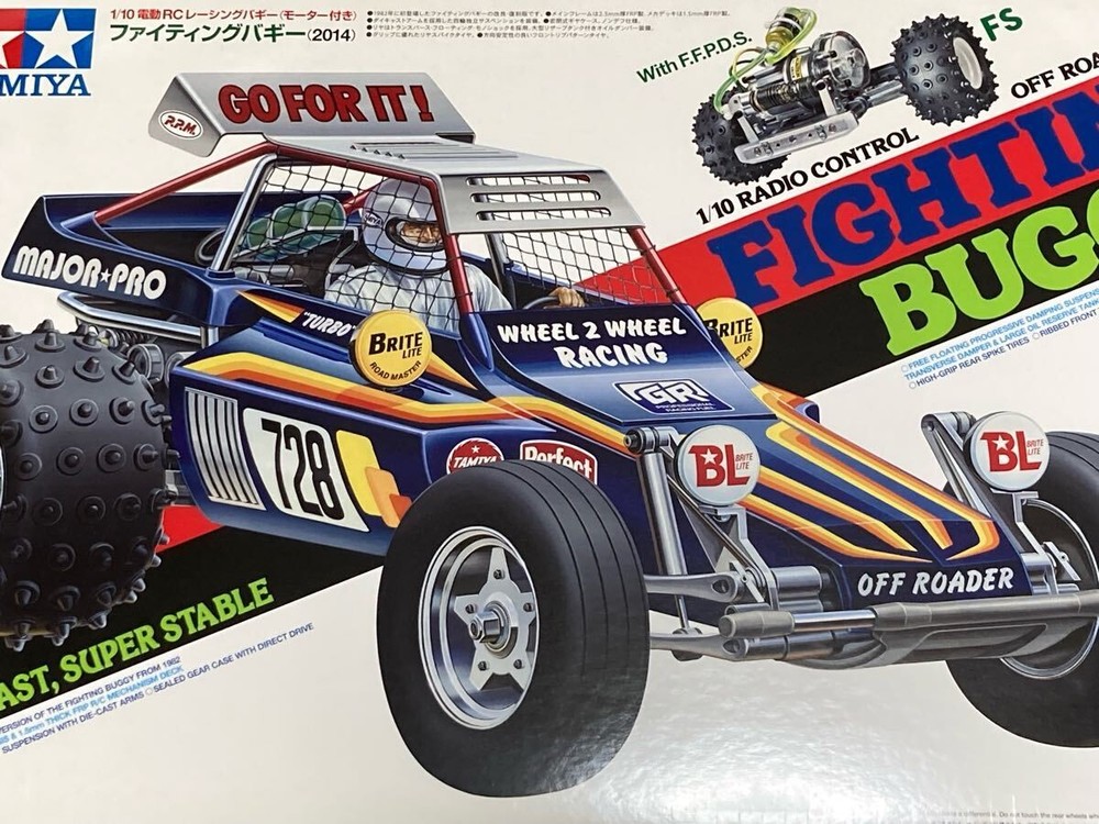 Tamiya 1/10 Fighting Buggy 2014 Electric RC Racing Car Kit with Radio Control