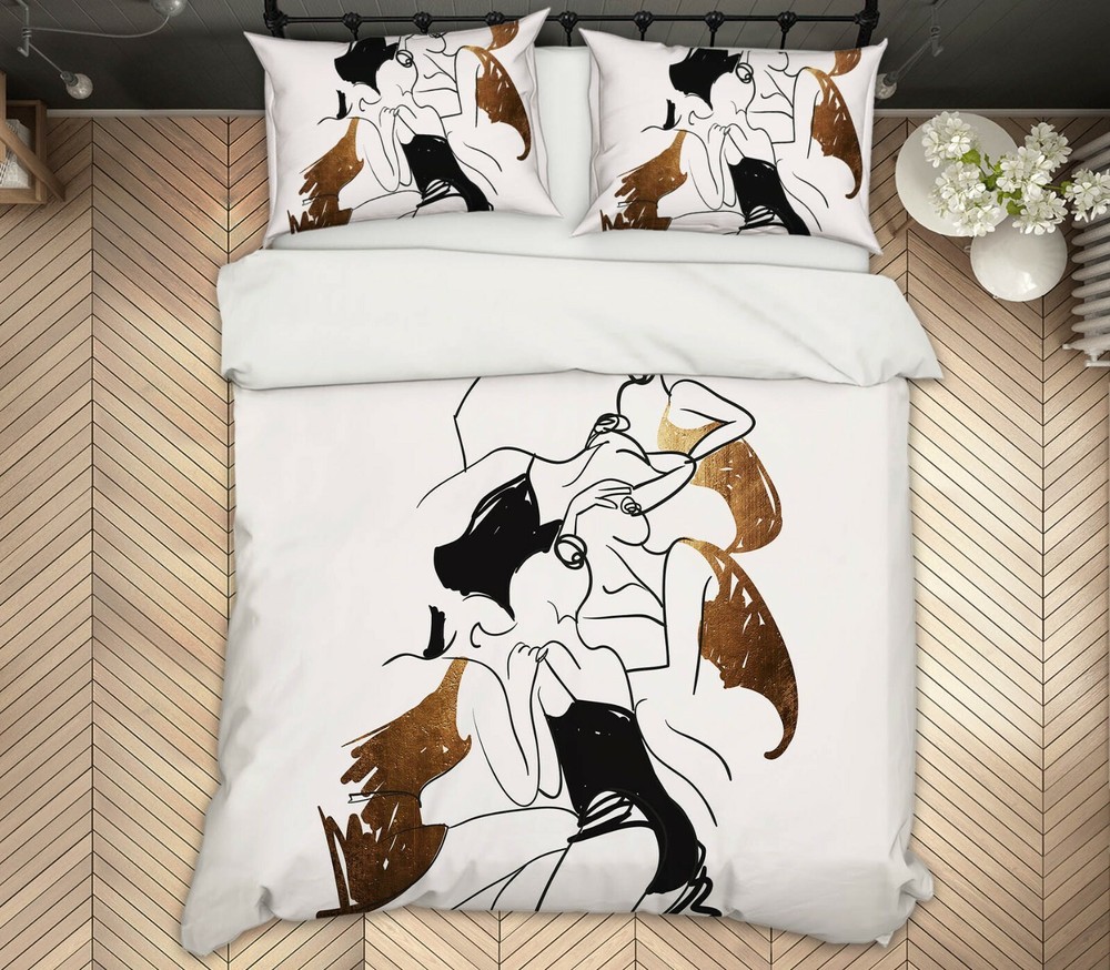 3D Black Texture A038 Bed Pillowcases Quilt Duvet Cover Boris Draschoff Zoe