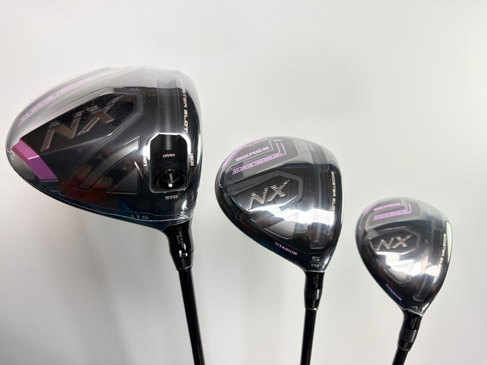 HONMA BERES NX Ladies Driver 1W FW 5W Hybrid 4U 3pcs Set L-Flex VIZARD NX37