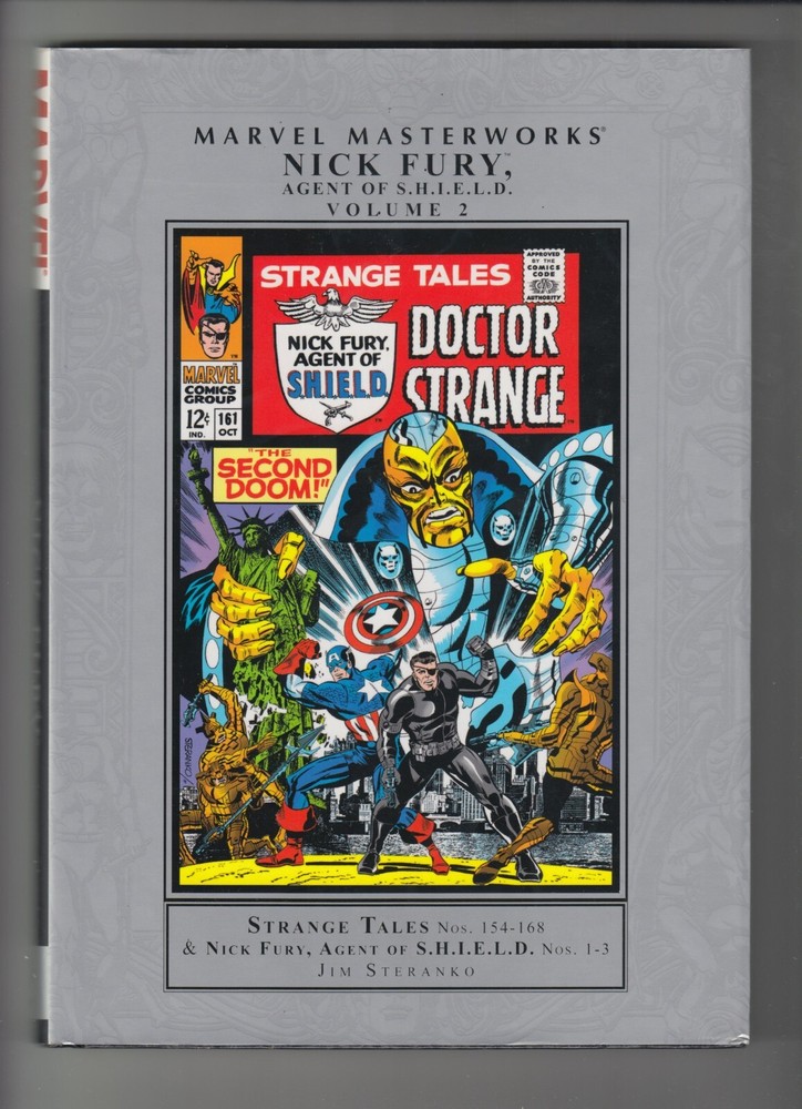 Explore MARVEL MASTERWORKS VOL 2 NICK FURY featuring STRANGE TALES #154-168+ by Steranko in this rare hardcover out-of-print edition