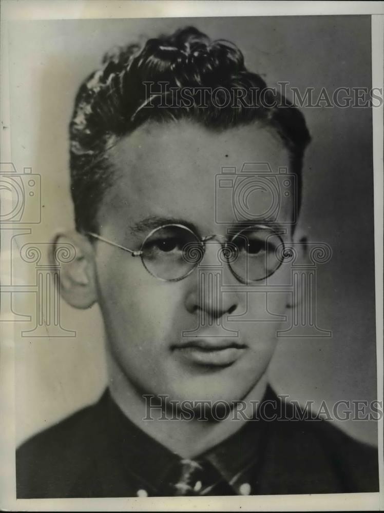 1940 Press Photo Ohio Medical Student Disappears Prior To Wedding - nef15304
