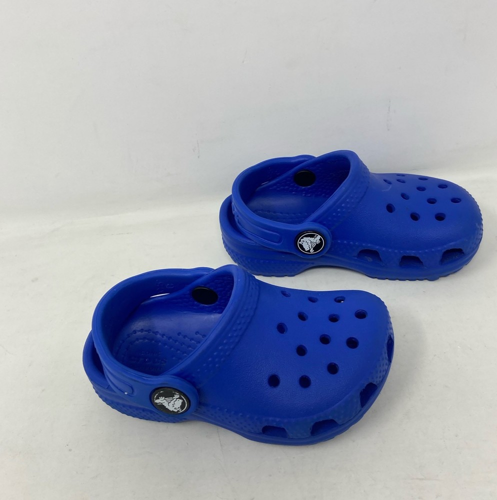 Crocs Kids Classic Clog Toddler C5 (5C) Blue Bolt