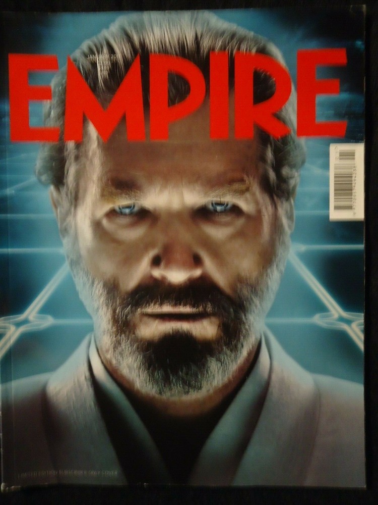 EMPIRE Magazine 2011 Jan Issue 259 Jeff Bridges TRON Limited Edition Cover