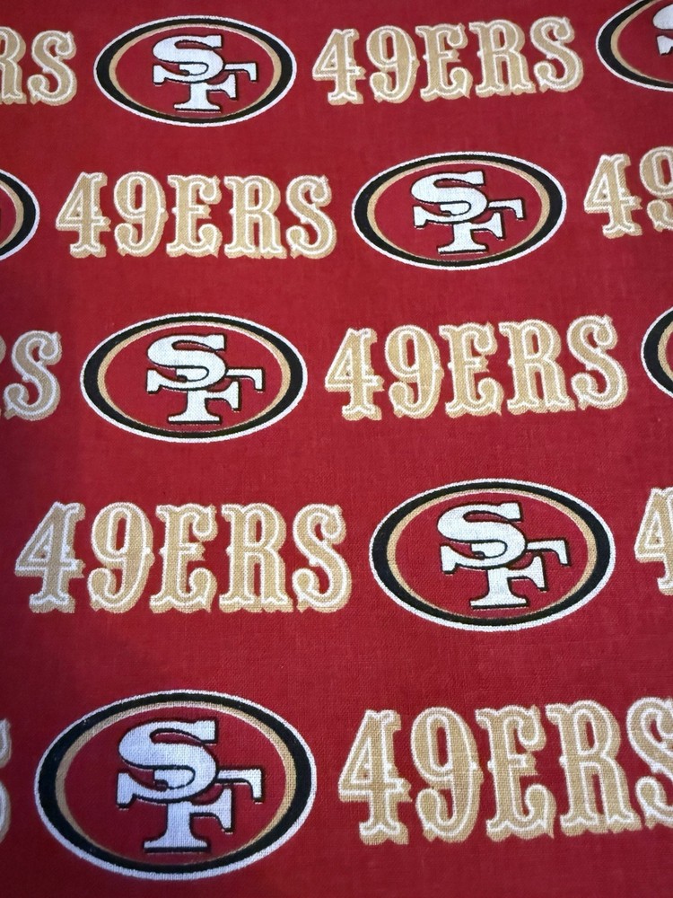 San Francisco 49ers Cotton NFL Football - BTHY 18”x58” Big Piece