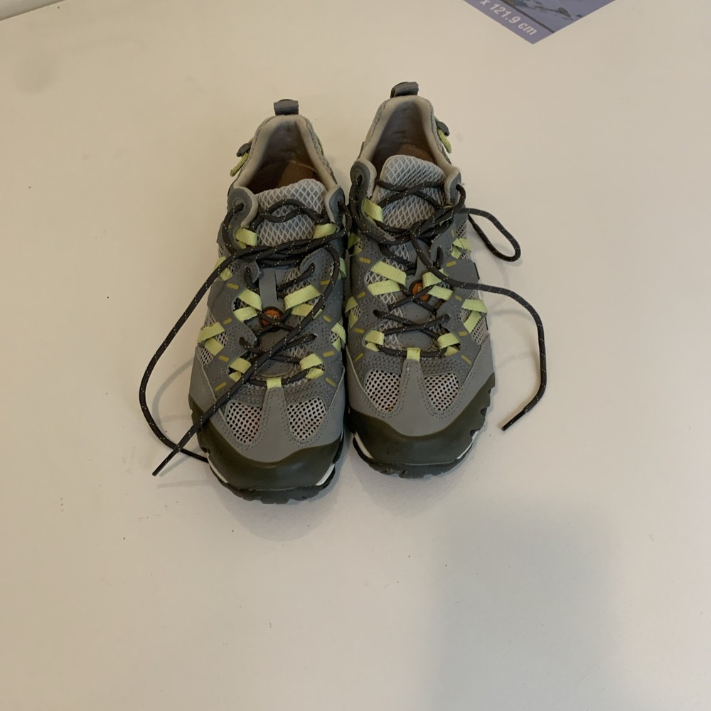 Merrell Womens Waterproof Ultra Sport Performance Footwear Lime Gray Yellow US 7