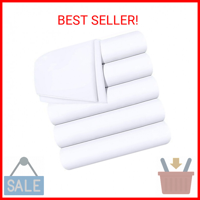 Soft Brushed Microfiber Utopia Bedding Flat Sheets - 6 Pack - Shrink-Resistant