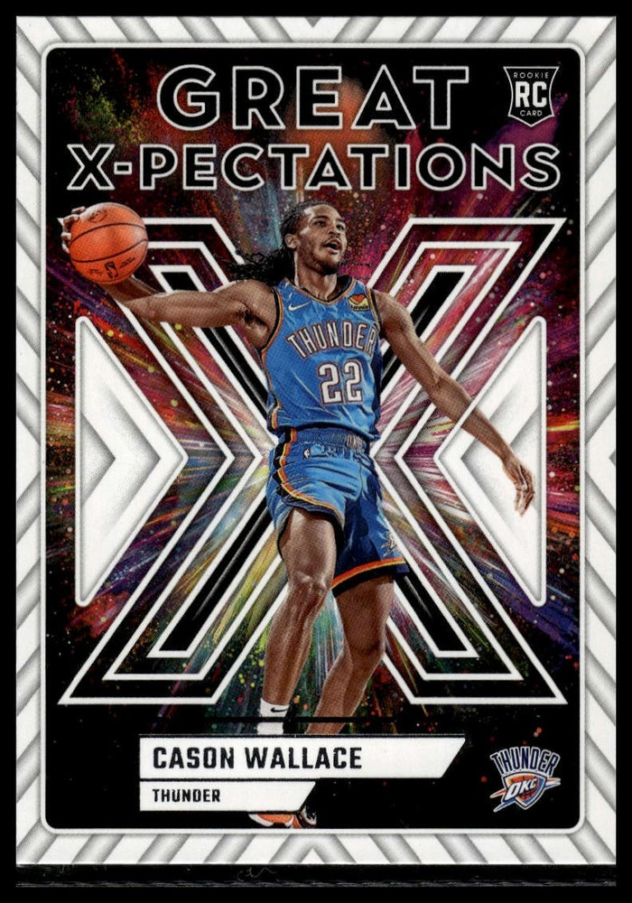 2023-24 Donruss Cason Wallace Great X-Pectations Rookie Card #18