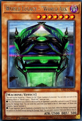 World Legacy World Ark SAST-EN016 1st Edition Rare Heavily Played
