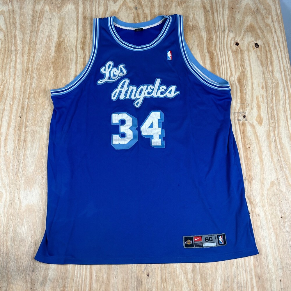 Nike NBA Lakers Shaq ONeal vintage basketball jersey mens 4XL