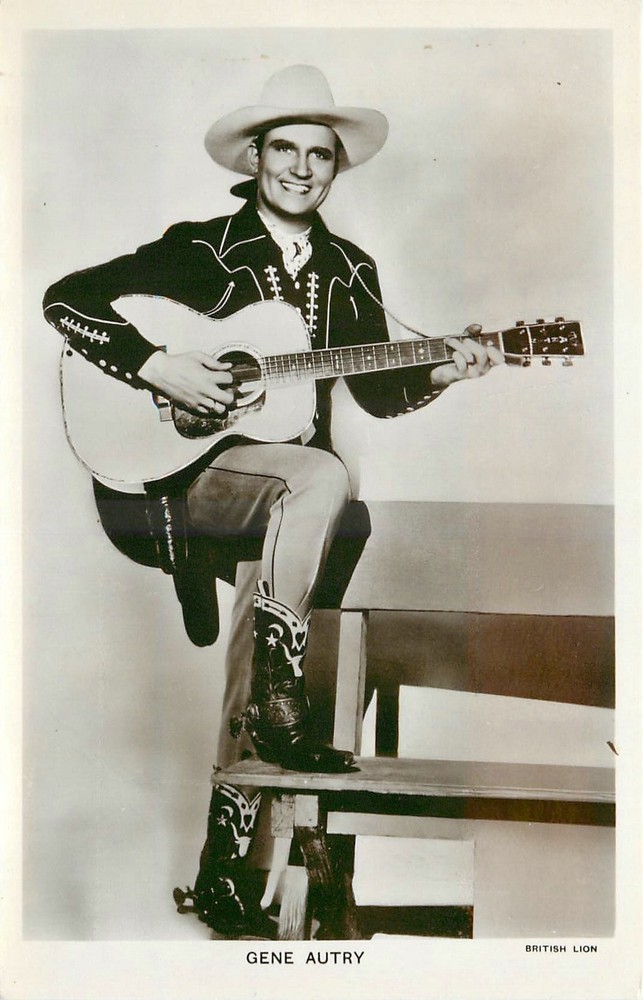 1930s Cowboy Movie Star actor Gene Autry  Picturegoer #1182 Postcard 25-6946