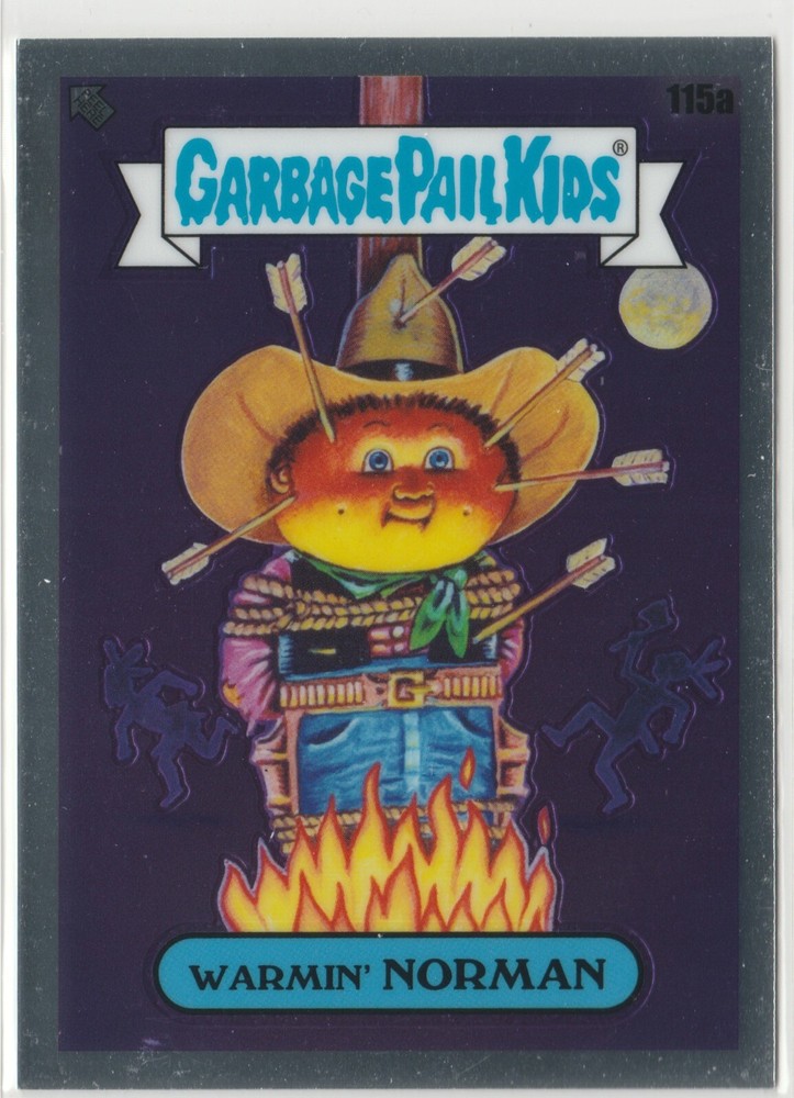 Warmin Norman 115a Garbage Pail Kids GPK 2020 Chrome Series 3 CS3 Card