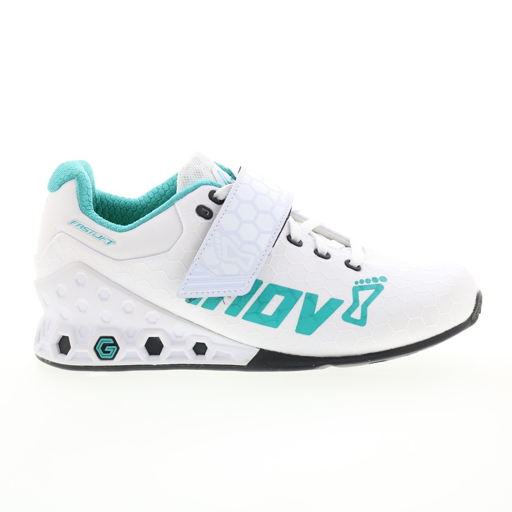 Inov-8 Fastlift Power G 380 Womens White Weightlifting Shoes Size 9