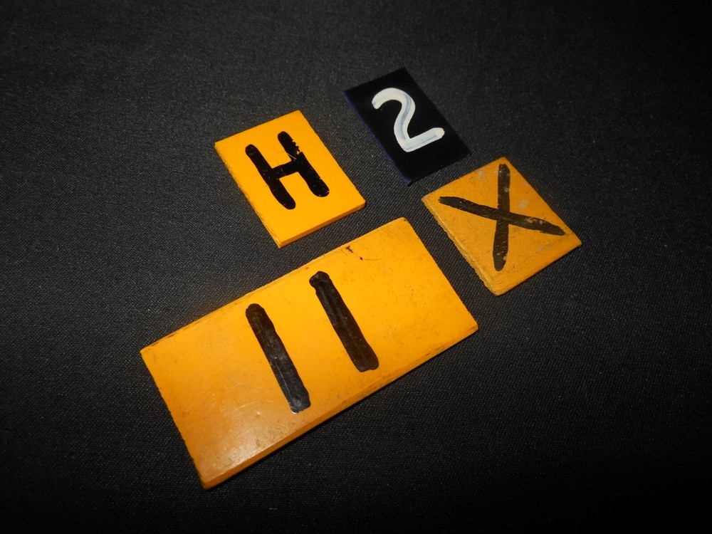 WW II RAF Aircraft - OPERATIONS ROOM BLOCK MAP TILE SET #5 - VERY RARE!