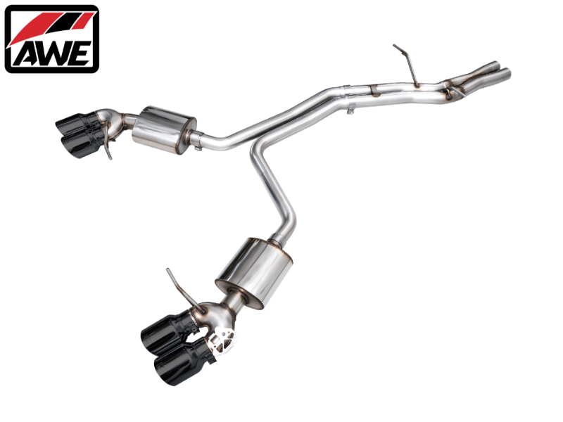 AWE Touring Edition Catback Exhaust w/ Black Tips For 2022+ Porsche Macan 2.9TT
