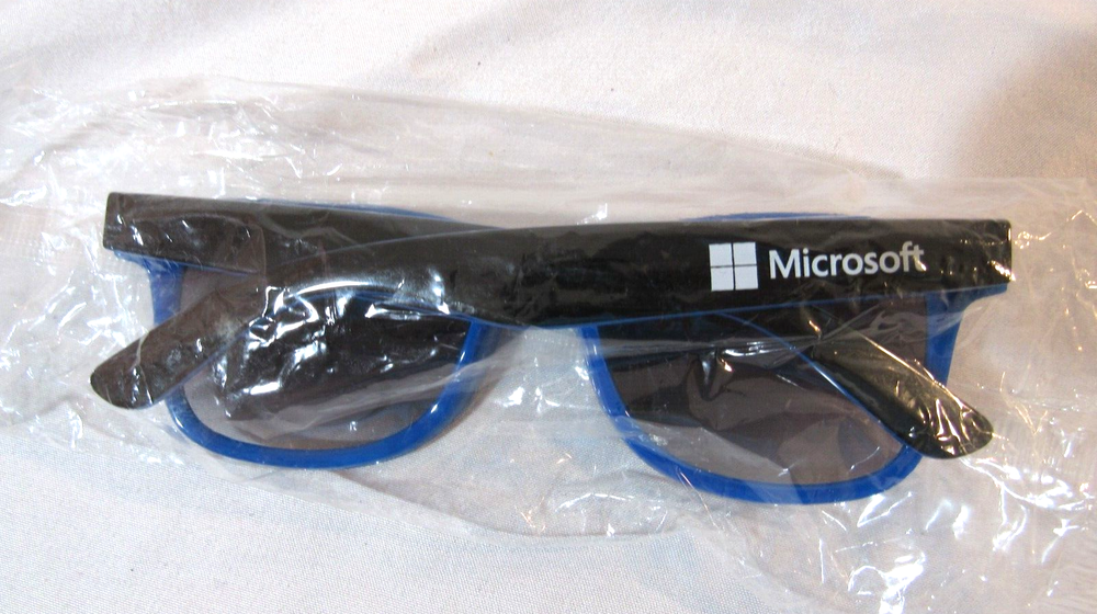 Microsoft UV Protection Sunglasses Blue & Black New Sealed