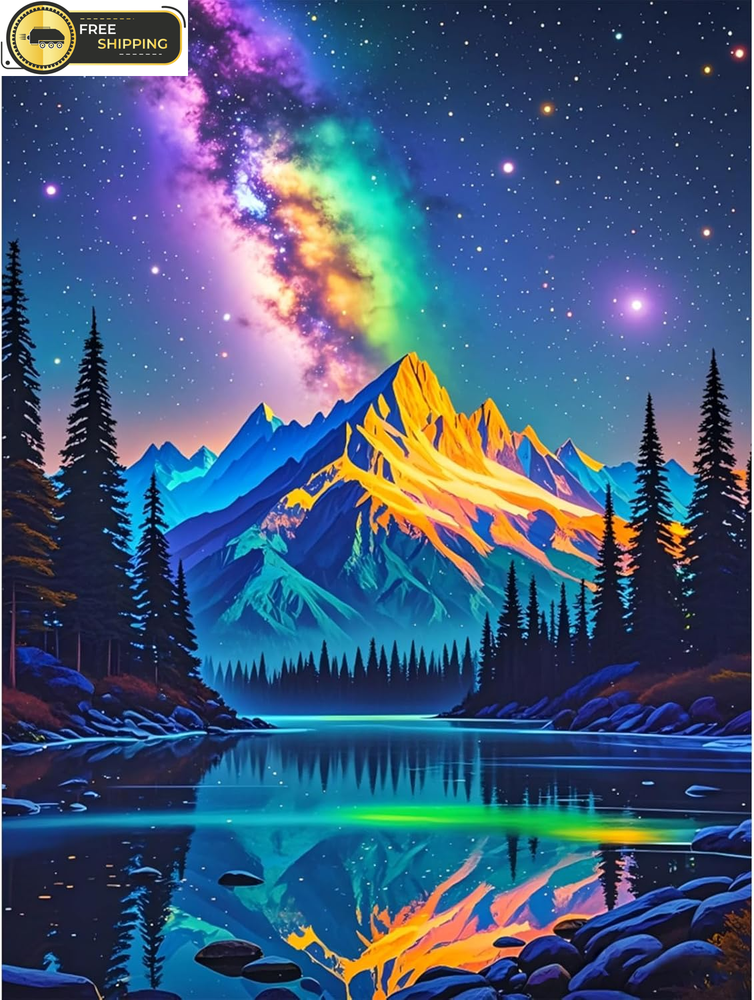 5D Diamond Painting Kits for Adults and Beginners, Complete Art Set