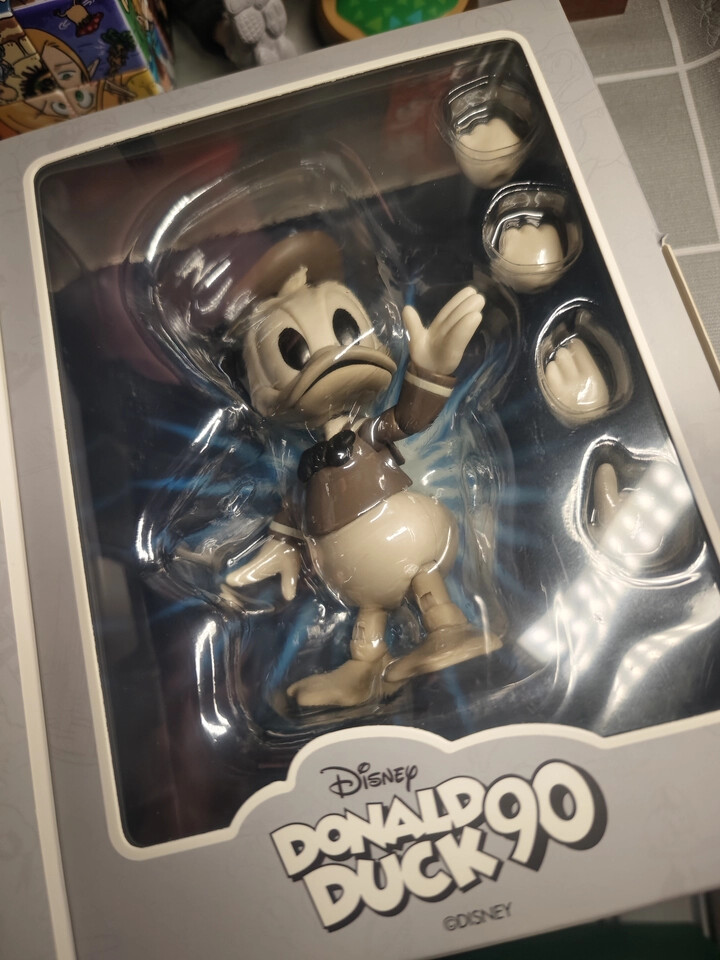 Disney 52TOYS Donald Duck Monochrome 90th Anniversary Collectible Figure