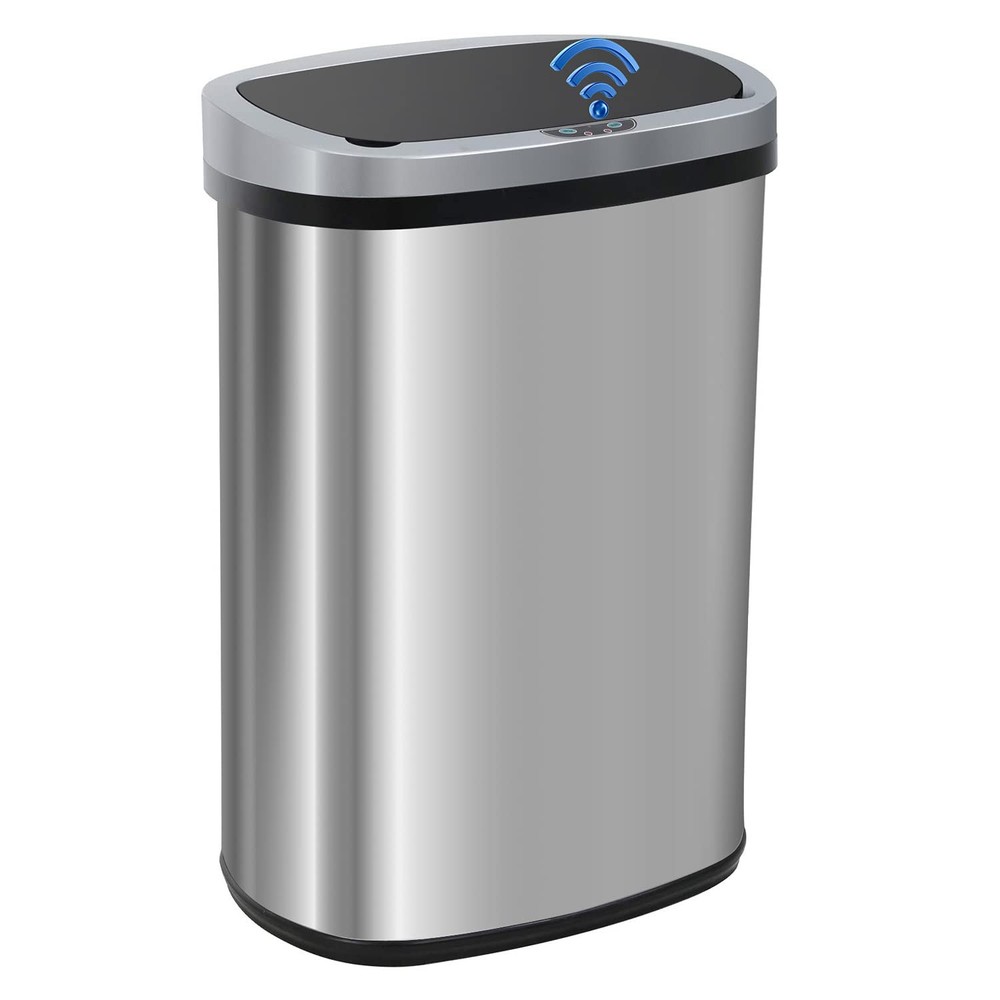 FDW Garbage Can 13 Gallon 50 Liter Kitchen Trash Can for Bathroom Bedroom Hom...