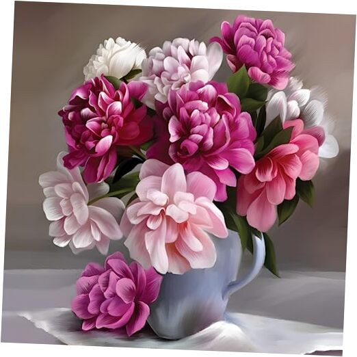 5D Diamond Painting Kits Bouquet of Flowers Full Round Drill Diamond Art for