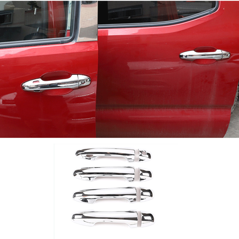 ABS Chrome Door Handle Cover Molding Trim 8PCS For Toyota Tacoma 2016-2023