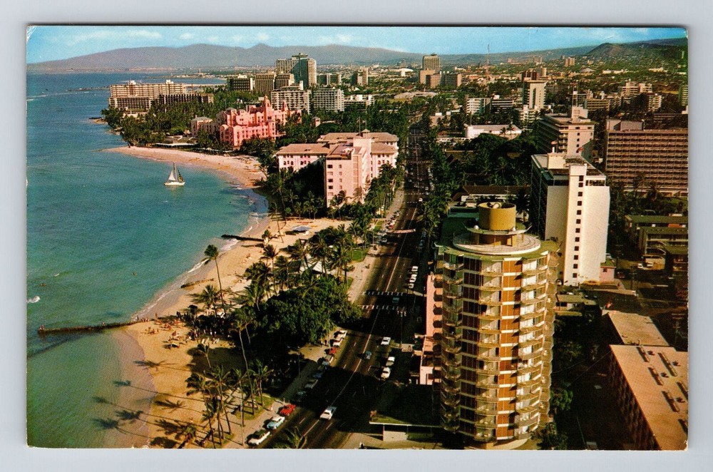 Waikiki HI-Hawaii, Waikiki Circle Hotel, Outside, Vintage Postcard